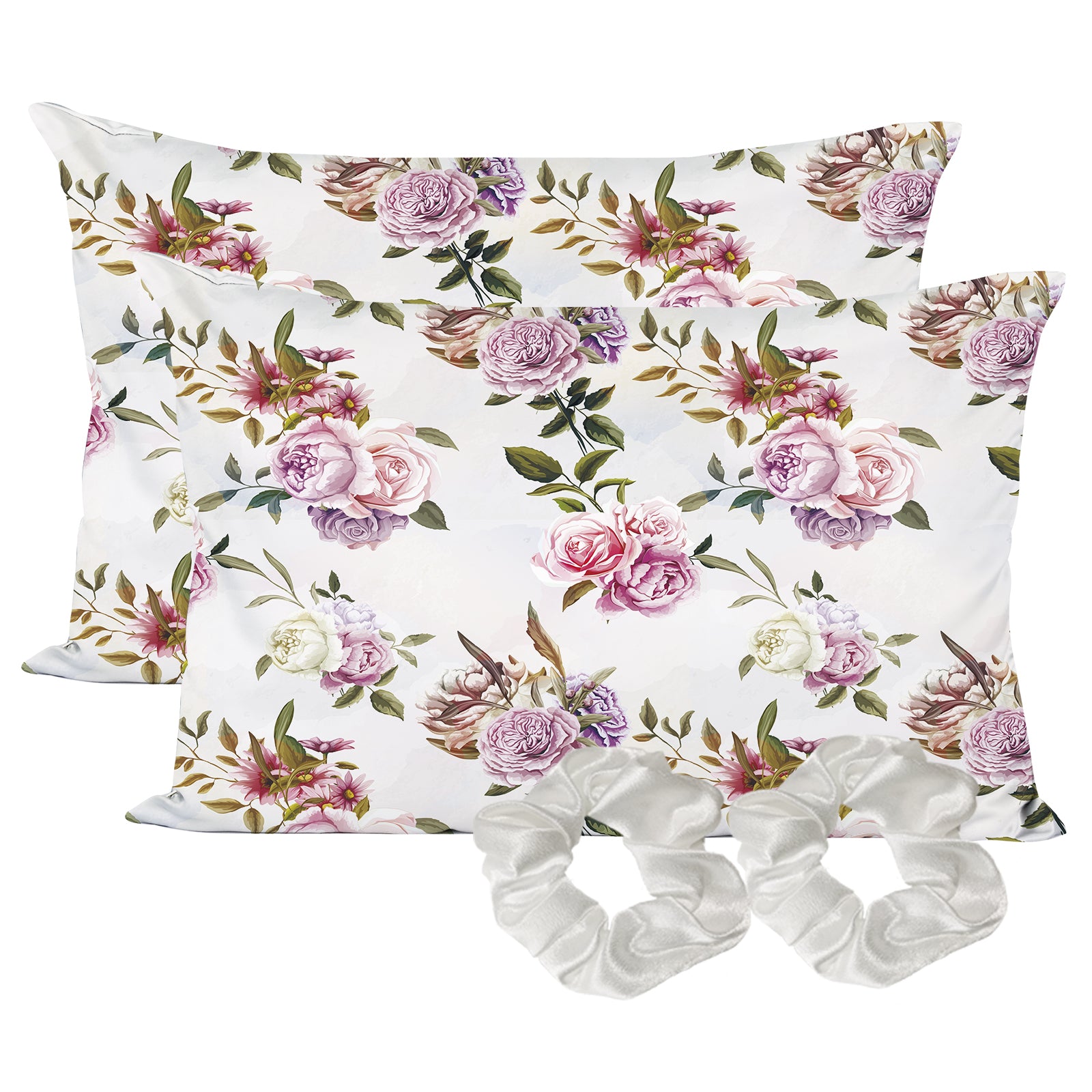 Satin Pillowcase - Light Rose