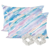 Satin Pillowcase - light tie dye