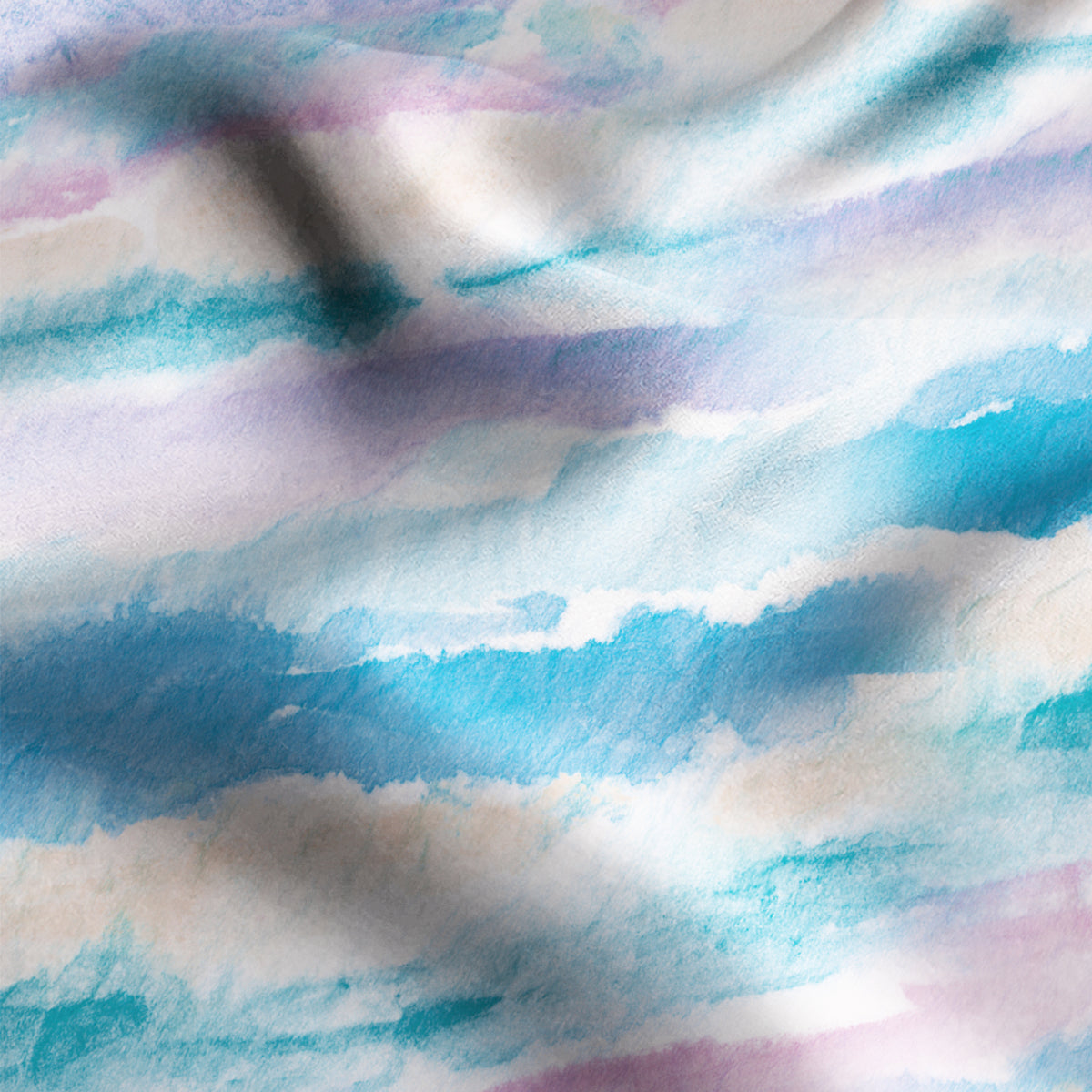 Satin Pillowcase - light tie dye