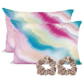 Satin Pillowcase - Shine tie dye