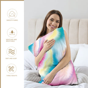 Satin Pillowcase - Shine tie dye