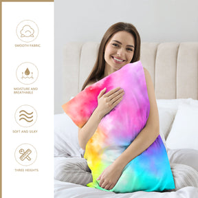 Satin Pillowcase - Rainbow