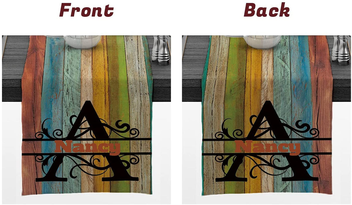 Sinpooo customizable tablecloth (wood grain-1)