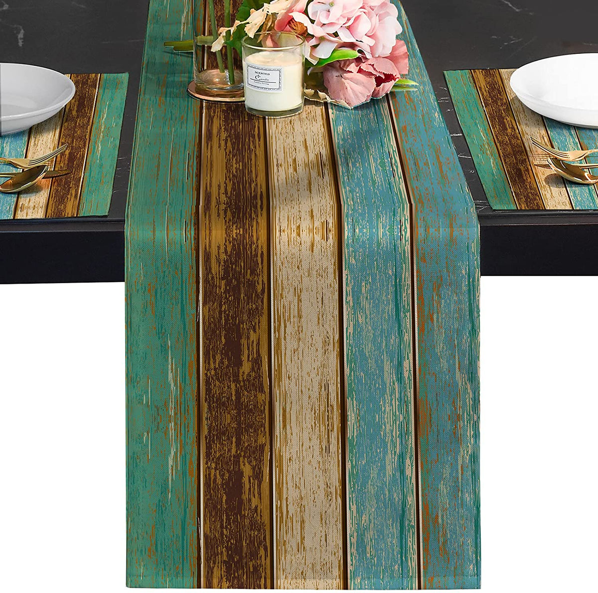 Wood grain-3 tablecloth